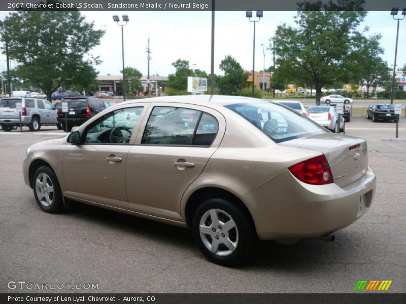 Sandstone Metallic / Neutral Beige 2007 Chevrolet Cobalt LS Sedan