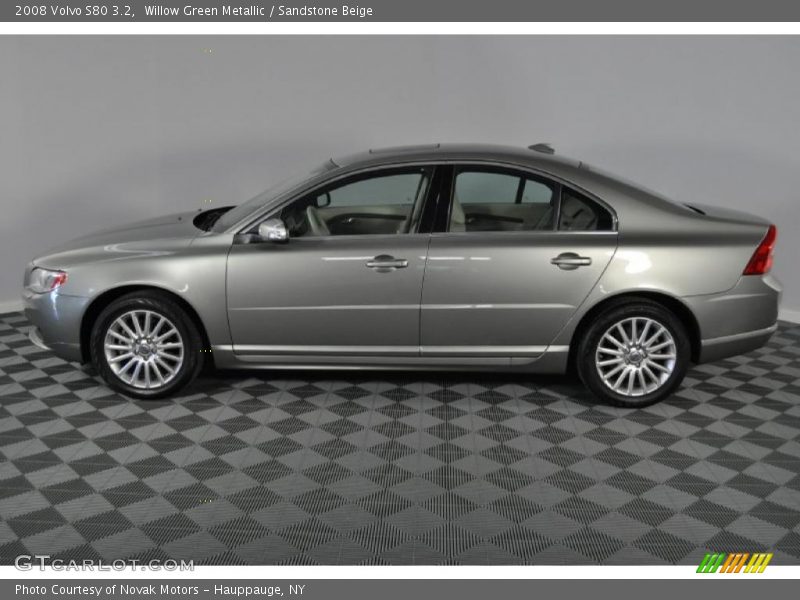 Willow Green Metallic / Sandstone Beige 2008 Volvo S80 3.2