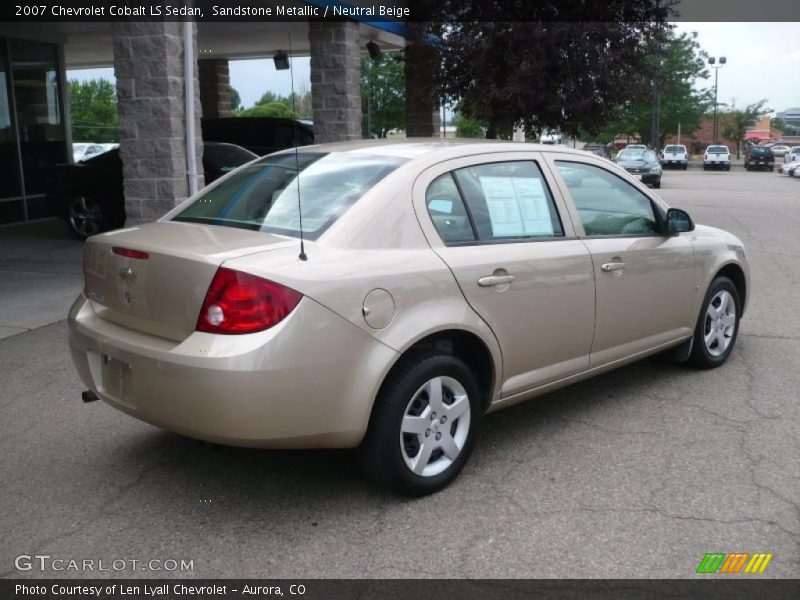 Sandstone Metallic / Neutral Beige 2007 Chevrolet Cobalt LS Sedan