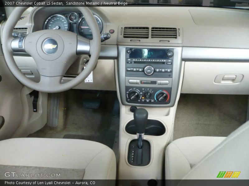 Sandstone Metallic / Neutral Beige 2007 Chevrolet Cobalt LS Sedan