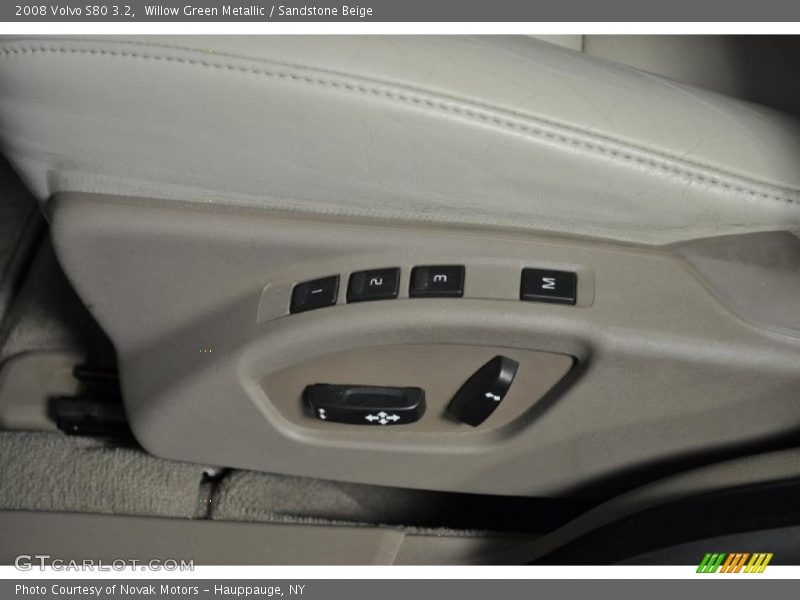 Willow Green Metallic / Sandstone Beige 2008 Volvo S80 3.2