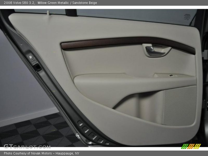 Willow Green Metallic / Sandstone Beige 2008 Volvo S80 3.2