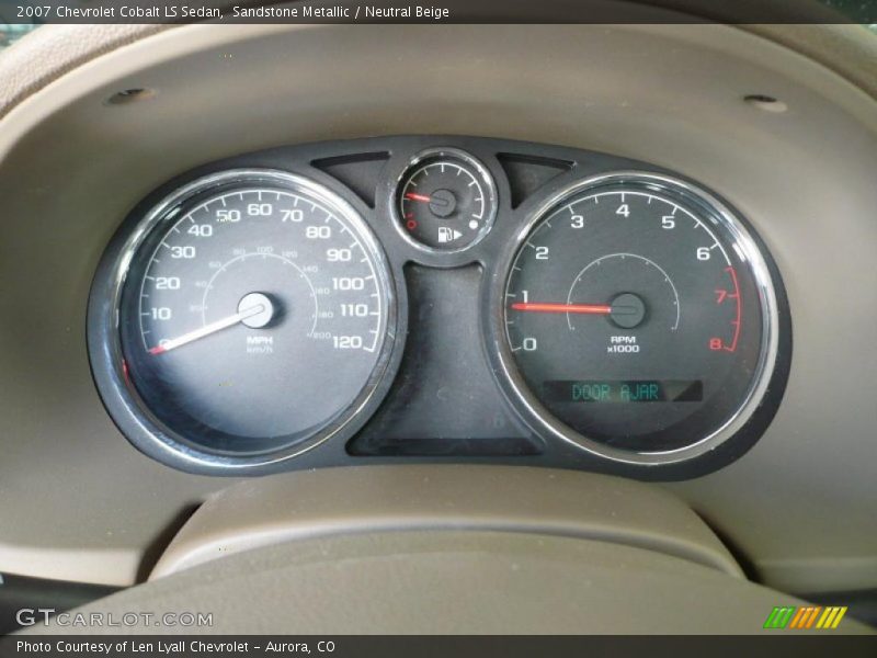 Sandstone Metallic / Neutral Beige 2007 Chevrolet Cobalt LS Sedan