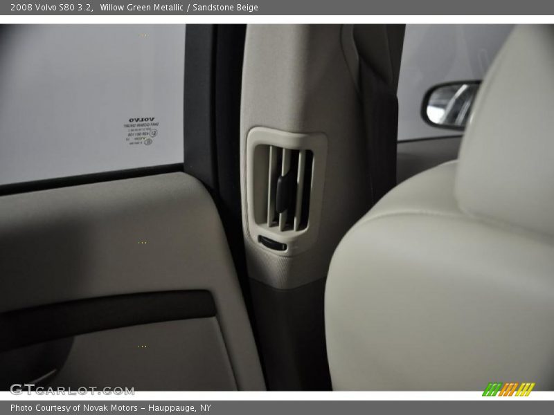 Willow Green Metallic / Sandstone Beige 2008 Volvo S80 3.2