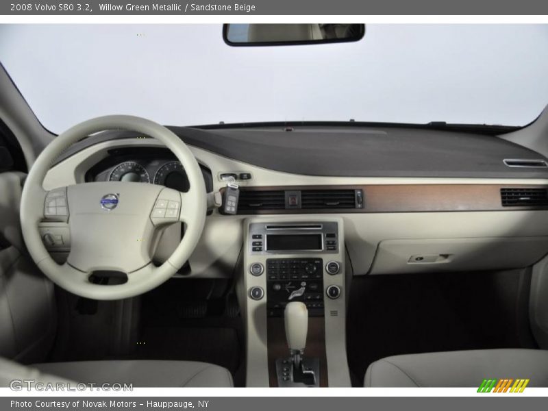Willow Green Metallic / Sandstone Beige 2008 Volvo S80 3.2