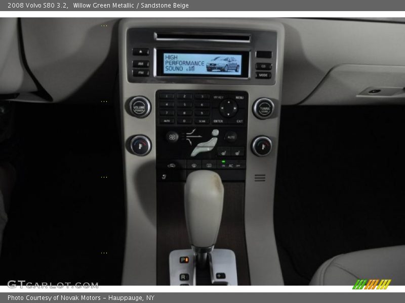 Willow Green Metallic / Sandstone Beige 2008 Volvo S80 3.2