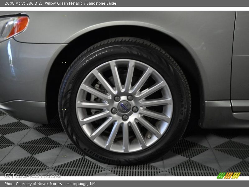 Willow Green Metallic / Sandstone Beige 2008 Volvo S80 3.2