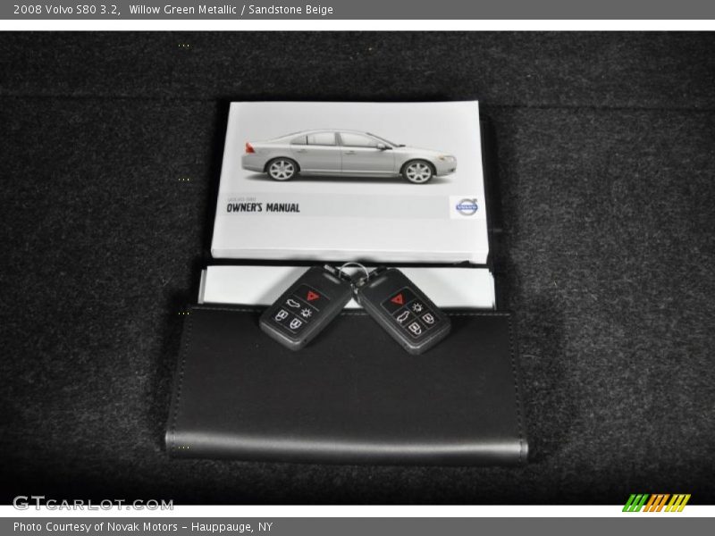 Willow Green Metallic / Sandstone Beige 2008 Volvo S80 3.2