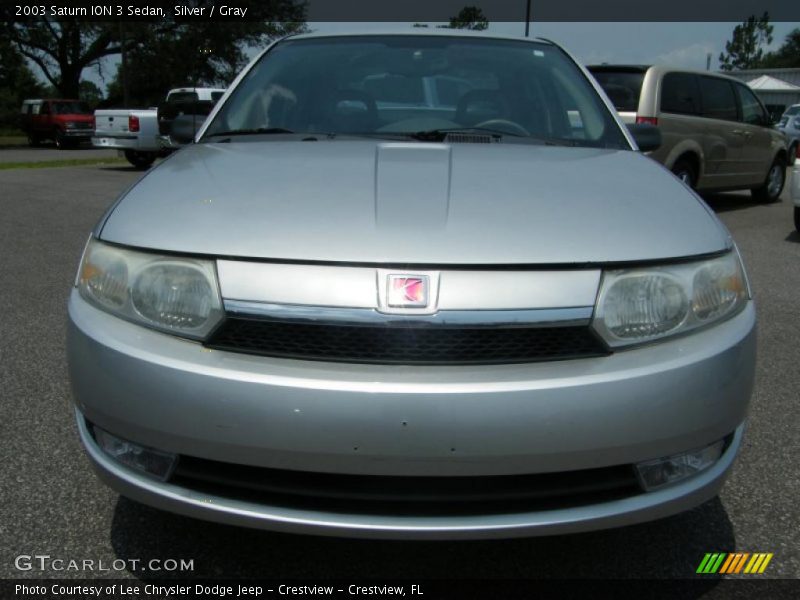 Silver / Gray 2003 Saturn ION 3 Sedan