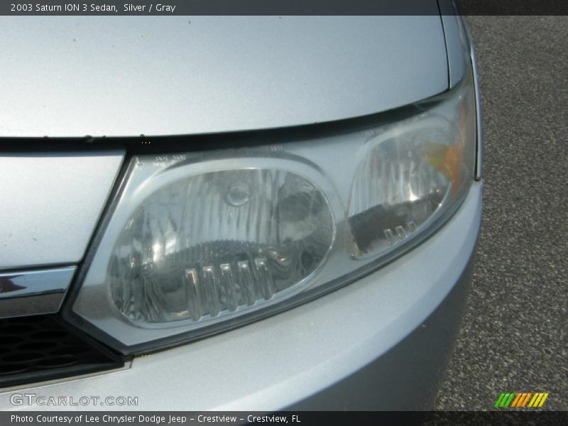 Silver / Gray 2003 Saturn ION 3 Sedan