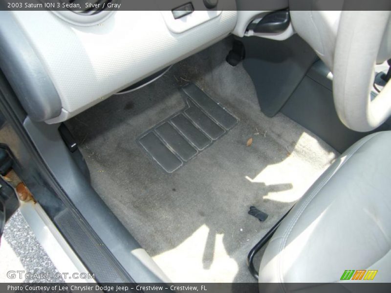 Silver / Gray 2003 Saturn ION 3 Sedan