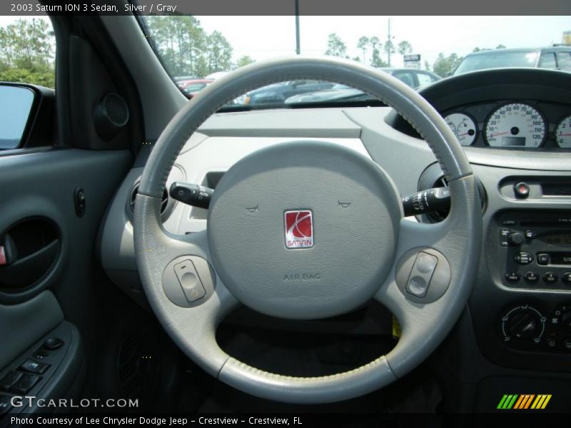 Silver / Gray 2003 Saturn ION 3 Sedan