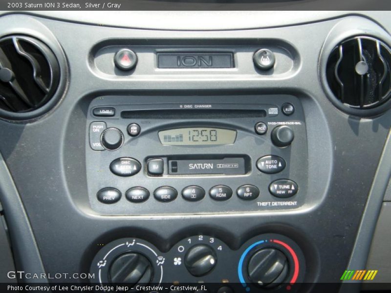 Silver / Gray 2003 Saturn ION 3 Sedan