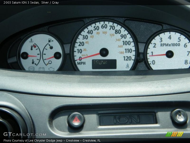 Silver / Gray 2003 Saturn ION 3 Sedan