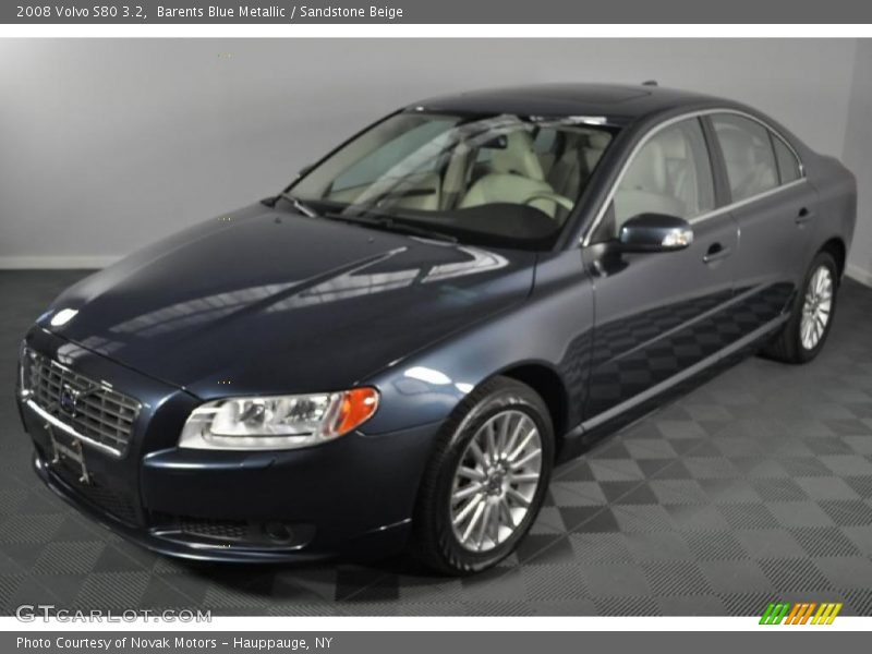 Barents Blue Metallic / Sandstone Beige 2008 Volvo S80 3.2