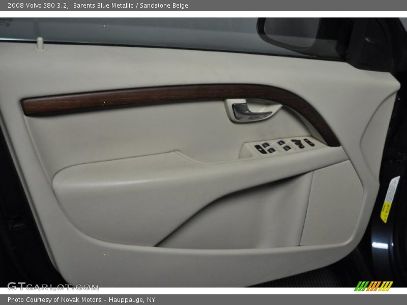 Barents Blue Metallic / Sandstone Beige 2008 Volvo S80 3.2