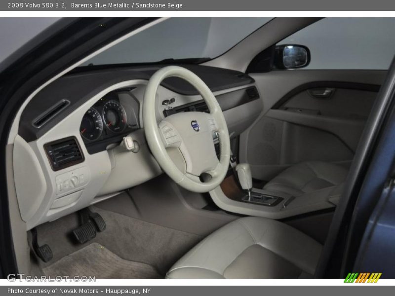 Barents Blue Metallic / Sandstone Beige 2008 Volvo S80 3.2