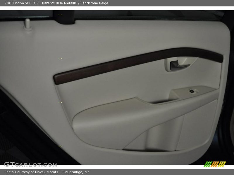 Barents Blue Metallic / Sandstone Beige 2008 Volvo S80 3.2