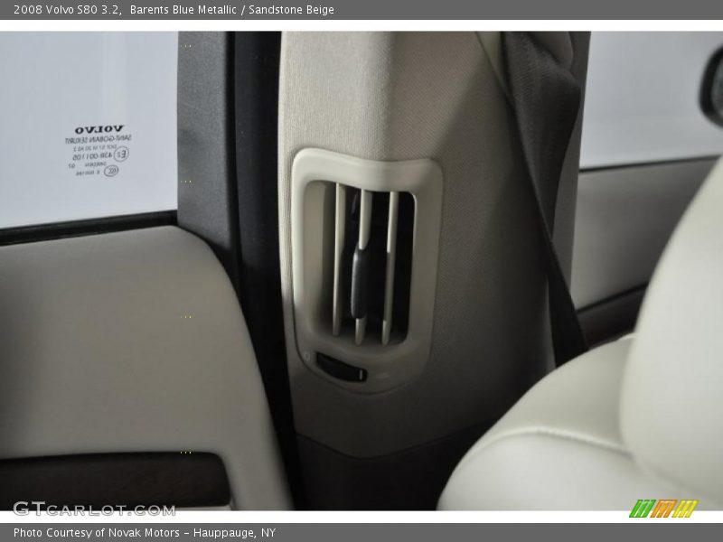 Barents Blue Metallic / Sandstone Beige 2008 Volvo S80 3.2