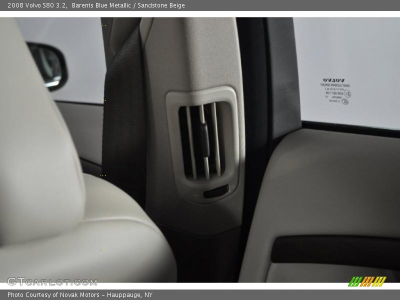 Barents Blue Metallic / Sandstone Beige 2008 Volvo S80 3.2