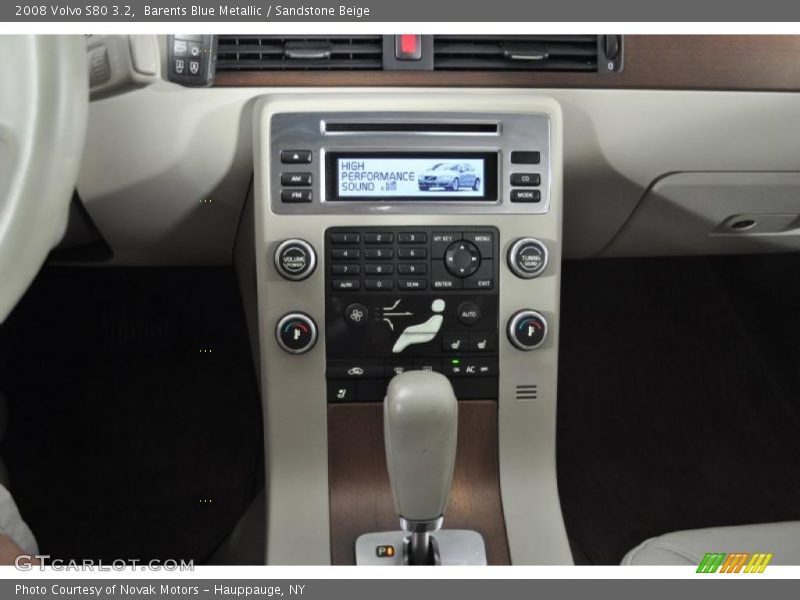 Barents Blue Metallic / Sandstone Beige 2008 Volvo S80 3.2