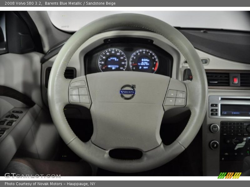 Barents Blue Metallic / Sandstone Beige 2008 Volvo S80 3.2