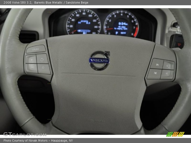 Barents Blue Metallic / Sandstone Beige 2008 Volvo S80 3.2
