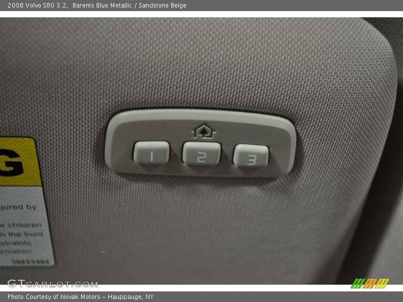 Barents Blue Metallic / Sandstone Beige 2008 Volvo S80 3.2