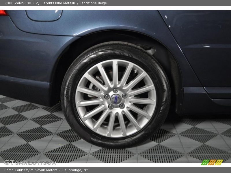 Barents Blue Metallic / Sandstone Beige 2008 Volvo S80 3.2