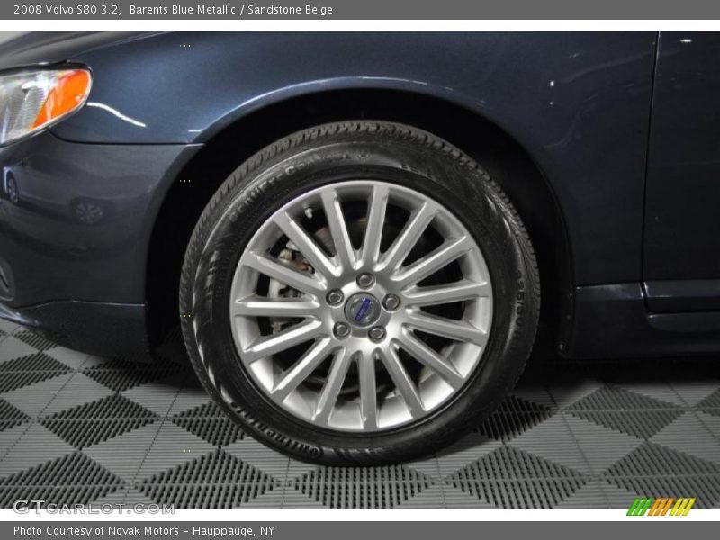 Barents Blue Metallic / Sandstone Beige 2008 Volvo S80 3.2