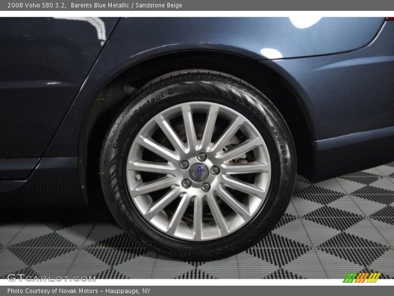 Barents Blue Metallic / Sandstone Beige 2008 Volvo S80 3.2