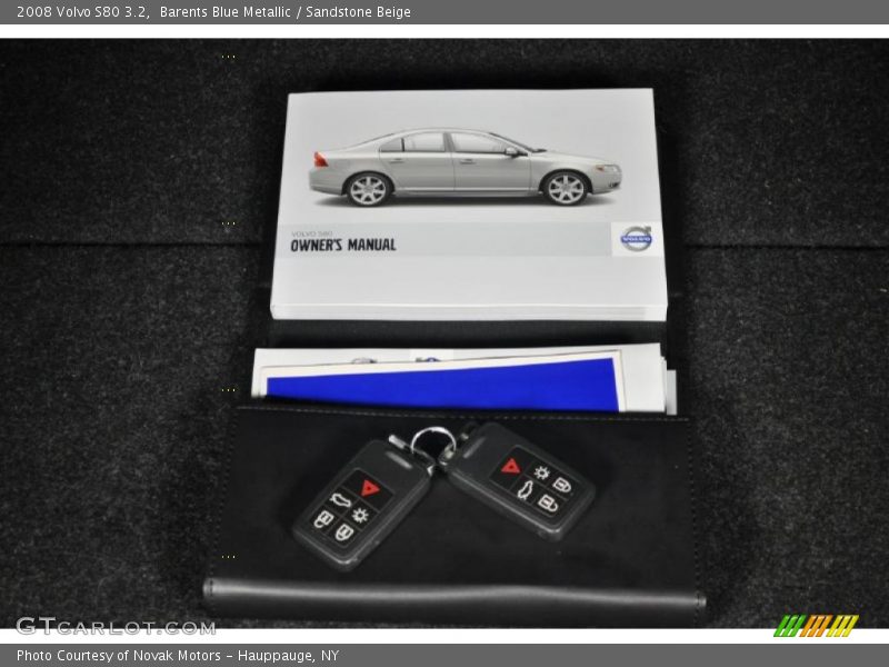 Barents Blue Metallic / Sandstone Beige 2008 Volvo S80 3.2