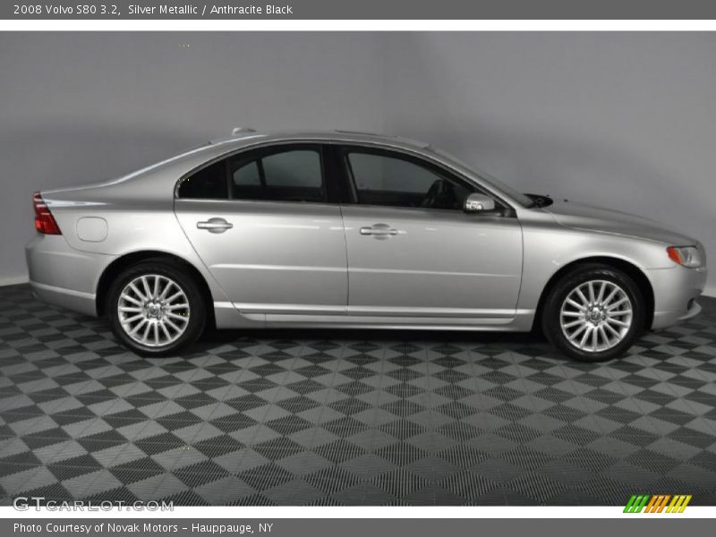 Silver Metallic / Anthracite Black 2008 Volvo S80 3.2