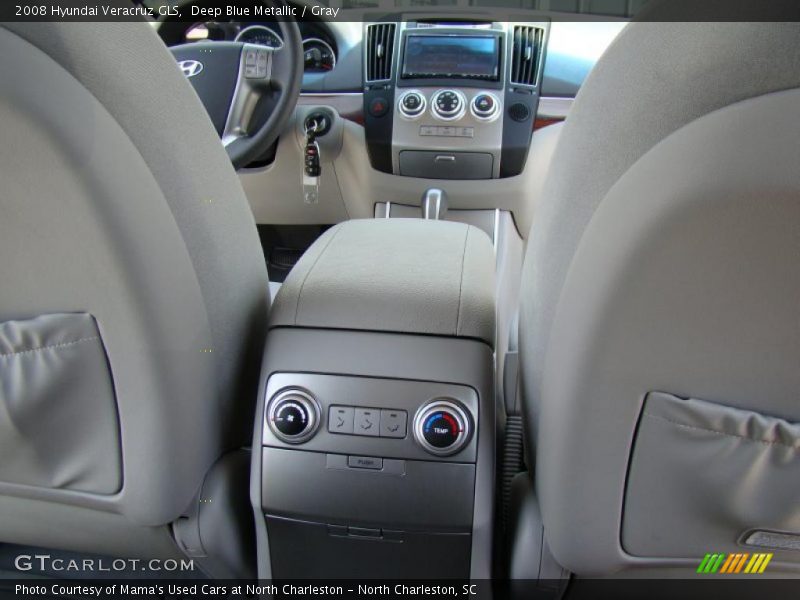 Deep Blue Metallic / Gray 2008 Hyundai Veracruz GLS