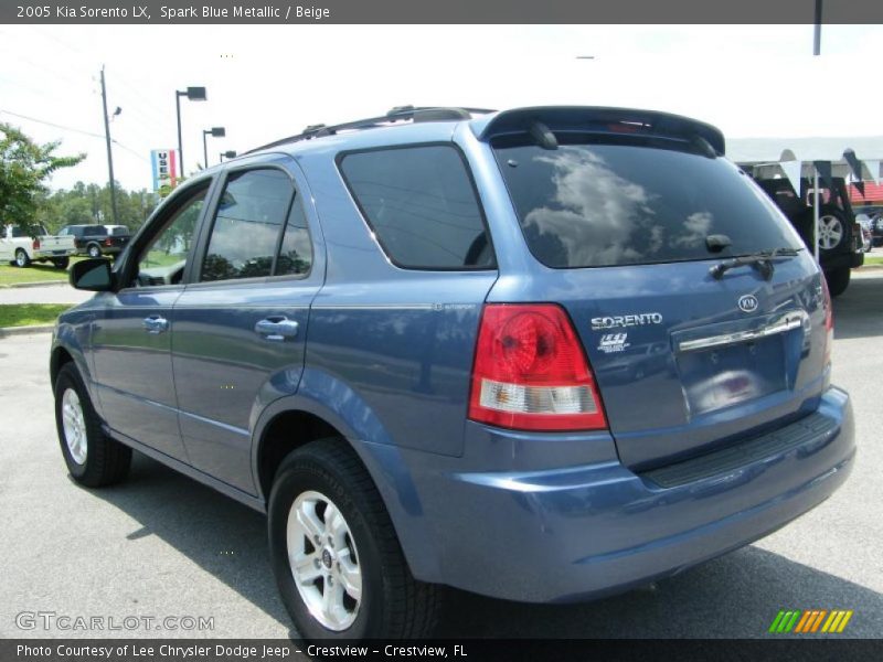 Spark Blue Metallic / Beige 2005 Kia Sorento LX