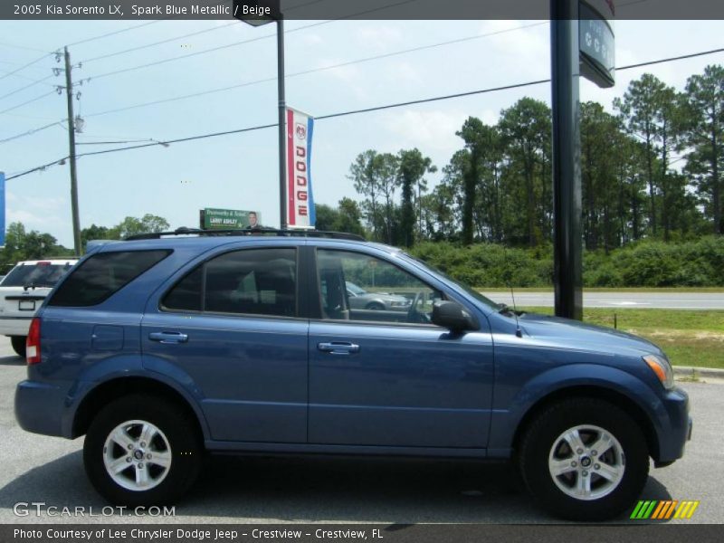 Spark Blue Metallic / Beige 2005 Kia Sorento LX