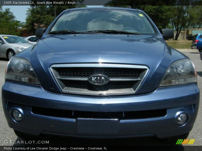 Spark Blue Metallic / Beige 2005 Kia Sorento LX