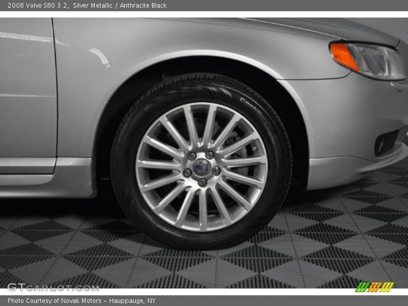 Silver Metallic / Anthracite Black 2008 Volvo S80 3.2