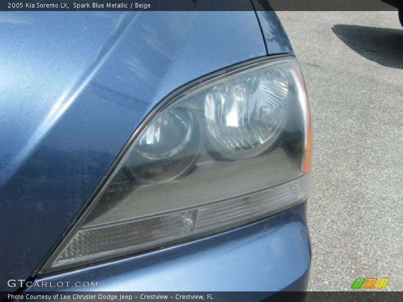 Spark Blue Metallic / Beige 2005 Kia Sorento LX