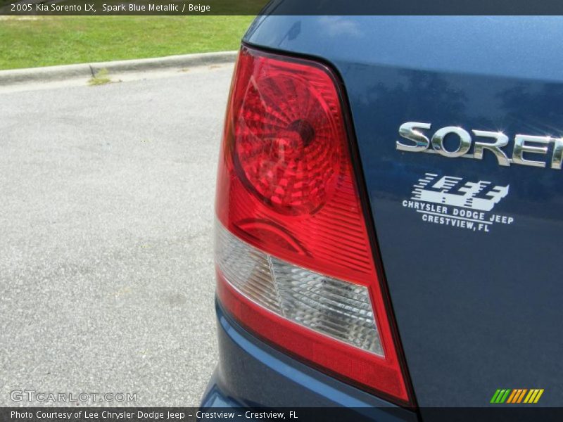 Spark Blue Metallic / Beige 2005 Kia Sorento LX