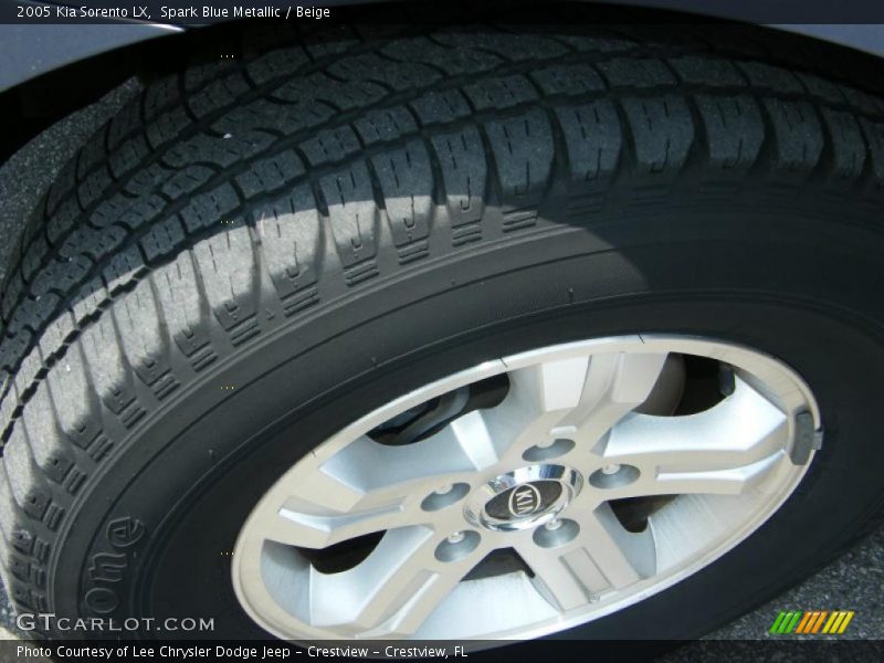 Spark Blue Metallic / Beige 2005 Kia Sorento LX