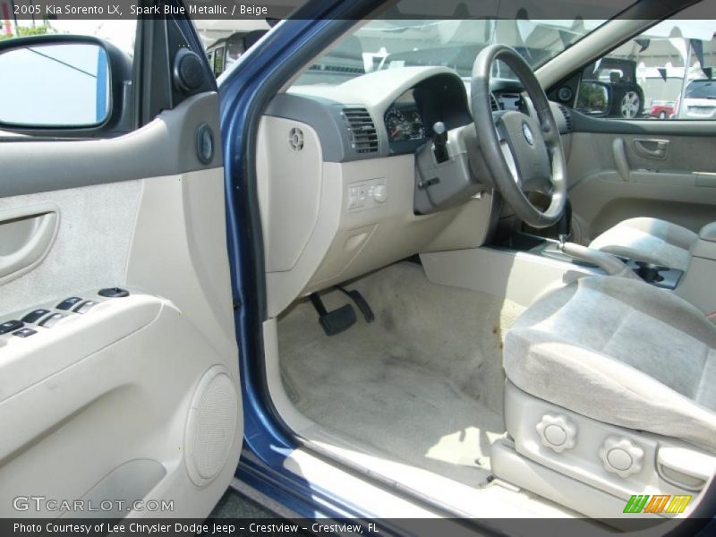 Spark Blue Metallic / Beige 2005 Kia Sorento LX