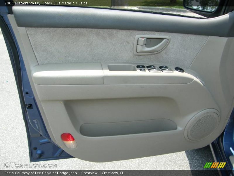Spark Blue Metallic / Beige 2005 Kia Sorento LX