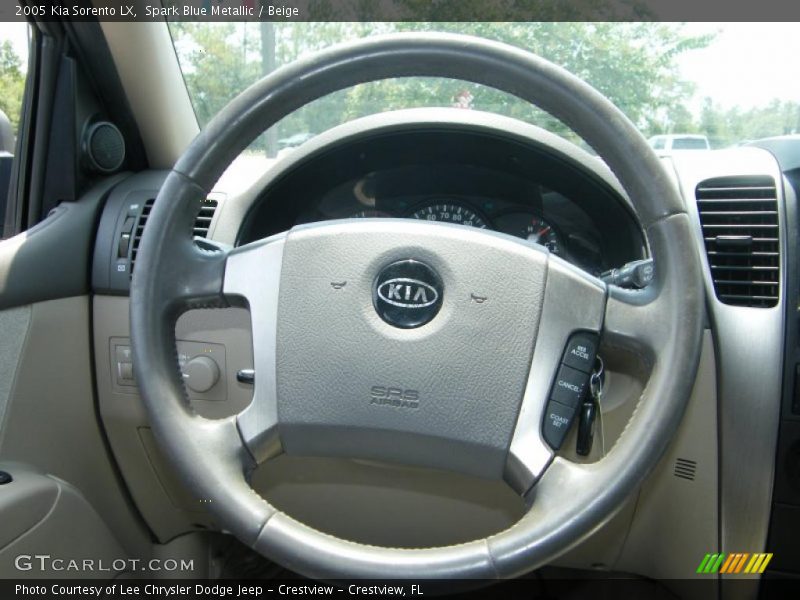 Spark Blue Metallic / Beige 2005 Kia Sorento LX