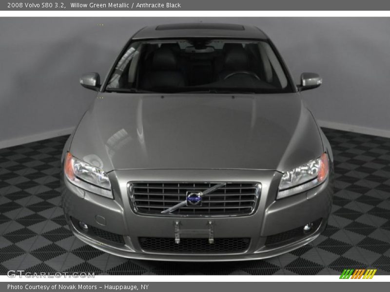 Willow Green Metallic / Anthracite Black 2008 Volvo S80 3.2