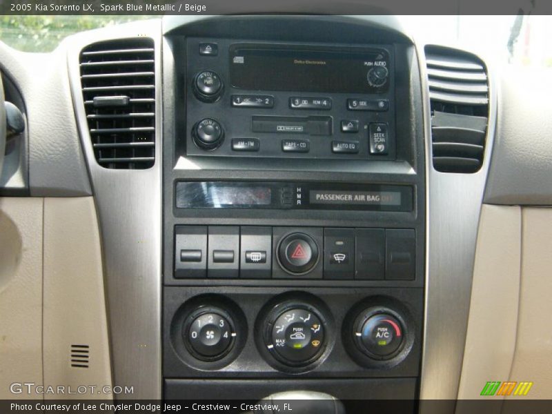 Spark Blue Metallic / Beige 2005 Kia Sorento LX