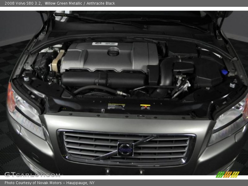 Willow Green Metallic / Anthracite Black 2008 Volvo S80 3.2