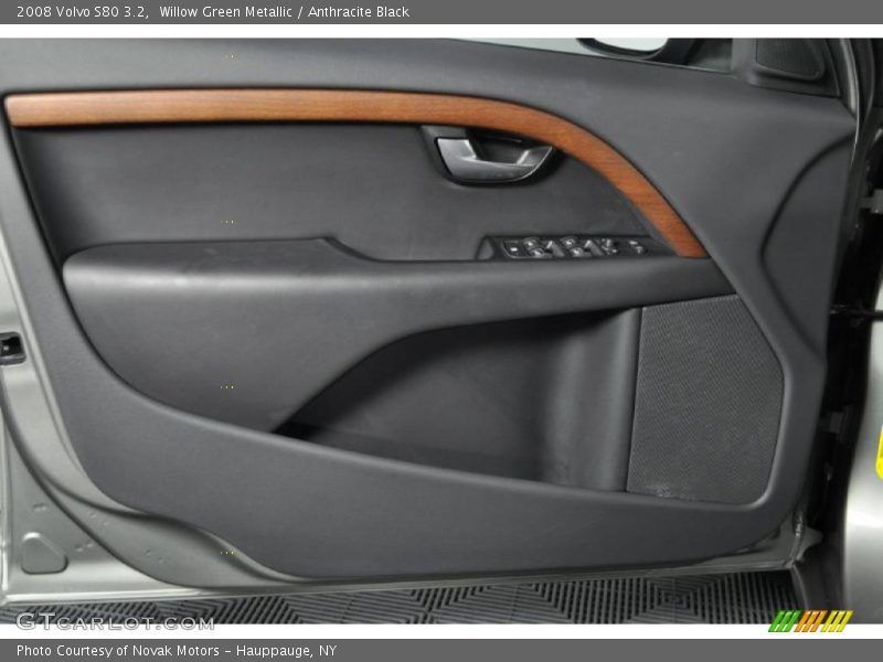 Willow Green Metallic / Anthracite Black 2008 Volvo S80 3.2