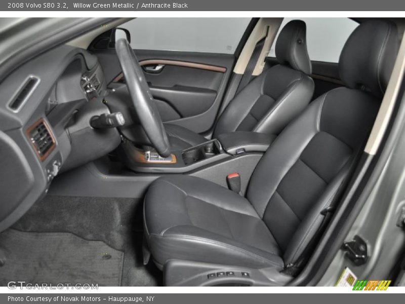 Willow Green Metallic / Anthracite Black 2008 Volvo S80 3.2