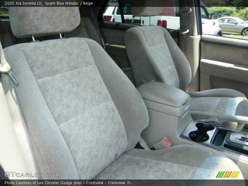Spark Blue Metallic / Beige 2005 Kia Sorento LX